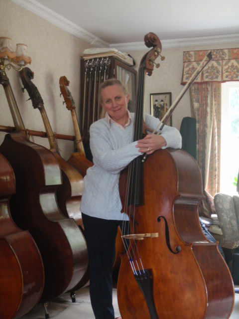 Jane with double bass